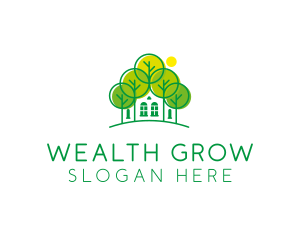 Green Forest House logo design