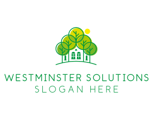 Green Forest House logo design