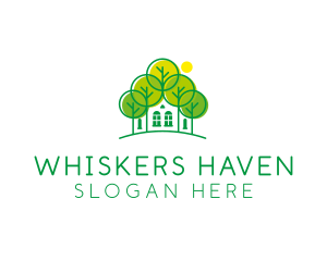 Green Forest House logo design