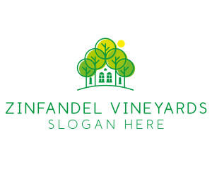 Green Forest House logo design