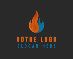 Hot Cold Temperature Logo