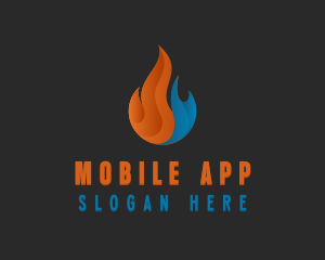 Hot Cold Temperature Logo