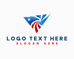 Avian - Patriotic USA Eagle logo design