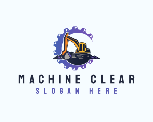 Industrial Machine Excavation logo design