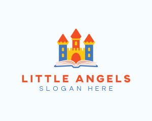 Learning Childcare Castle logo design