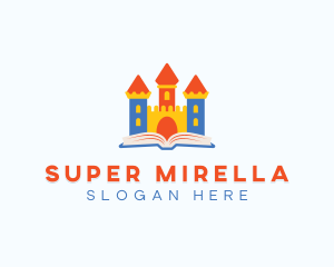 Book - Learning Childcare Castle logo design
