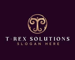 Elegant Boutique Letter T logo design