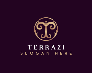 Elegant Boutique Letter T logo design