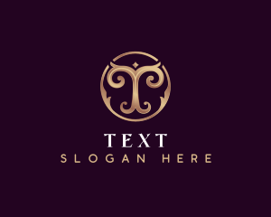 Elegant Boutique Letter T logo design