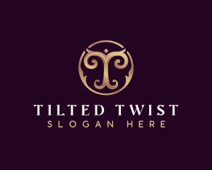 Elegant Boutique Letter T logo design