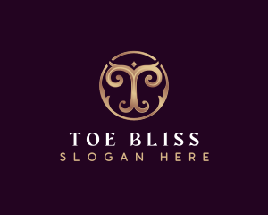 Elegant Boutique Letter T logo design