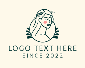 Girl - Pretty Woman Boutique logo design