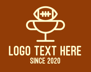 Trophy - American Football Tournament logo design
