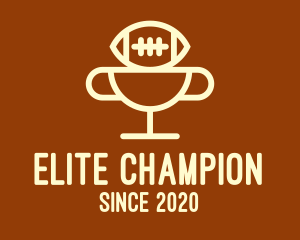 Champion - American Football Tournament logo design