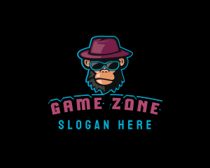 Gaming Monkey Hat logo design