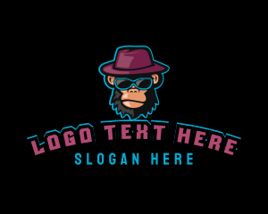 Squad - Gaming Monkey Hat logo design
