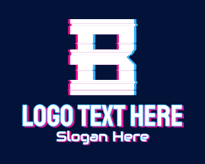 Motion - Static Motion Letter B logo design