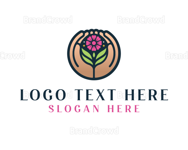 Natural Flower Gardening Logo