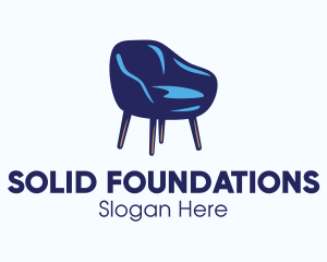 Blue Scandinavian Chair Logo