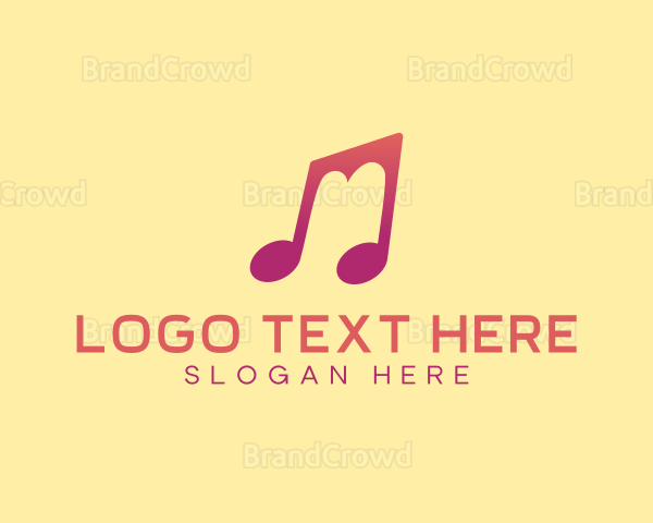 Media Music Note Logo