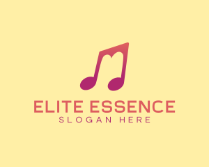 Singer - Media Music Note logo design