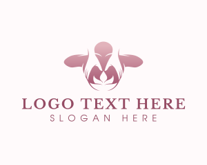 Lifestyle - Massage Body Lotus logo design