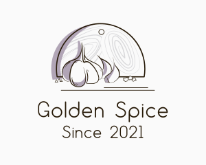 Garlic Cooking Spice  logo design