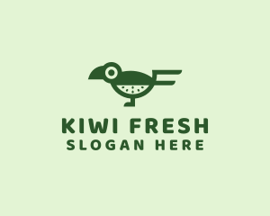 Wild Kiwi Bird logo design