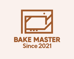 Oven - Brown Minimalist Oven logo design