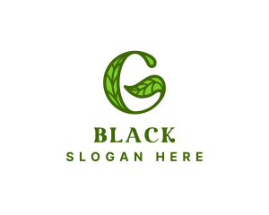 Therapy - Green Leaf Letter G logo design