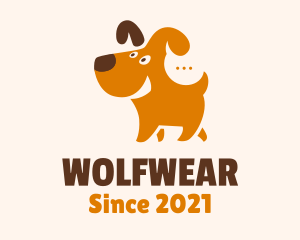 Pet - Cute Dog Chat logo design