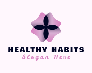 Floral Spa Wellness logo design