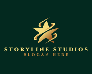 Star Waves Film Studio logo design