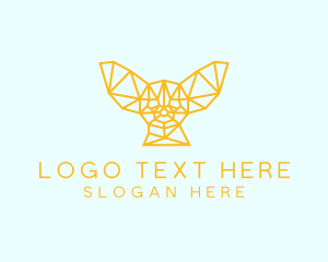 Golden - Simple Animal Line Art logo design