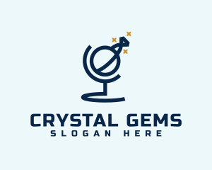 Global Diamond Ring logo design