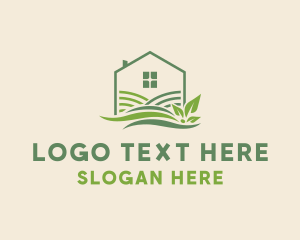 Lawn Care - Garden Residential Landscaping logo design