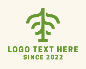 Forest - Nature Tree Farm logo design