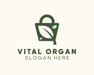 Organic Plant Shopping logo design