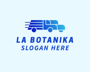 Blue Fast Transportation  Logo