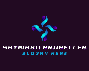 Propeller - Ventilation Cooling Propeller logo design