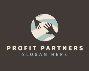 Global Hands Support logo design