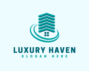Luxury Condominium Real Estate logo design