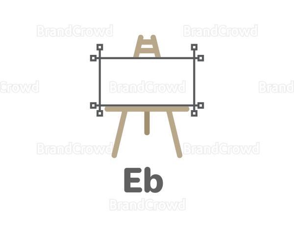 Canvas Art Easel Logo