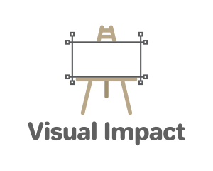 Presentation - Canvas Art Easel logo design