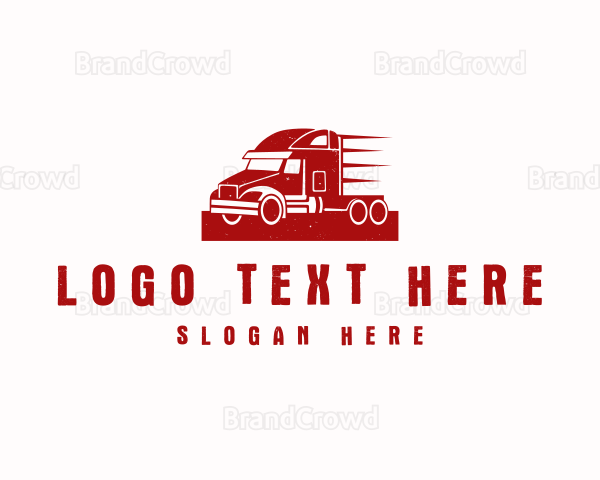 Fast Cargo Truck Logo