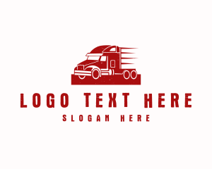 Trade - Fast Cargo Truck logo design