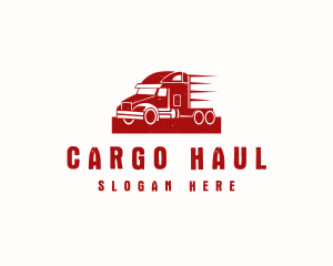 Fast Cargo Truck logo design