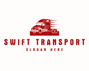 Fast Cargo Truck logo design