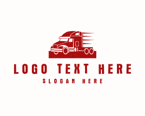 Fast Cargo Truck Logo