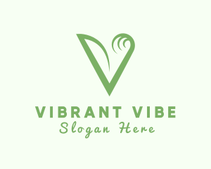 Vine Letter V logo design